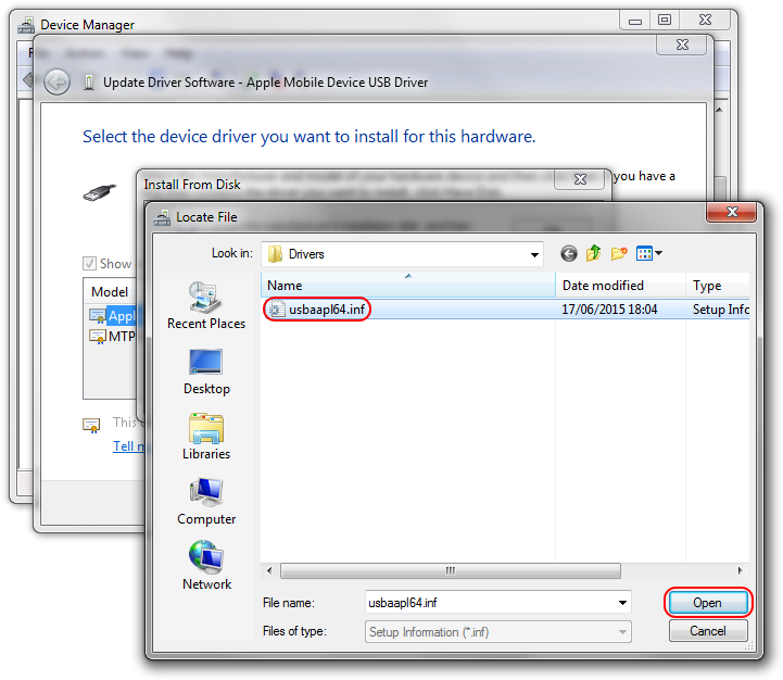 User uploaded file